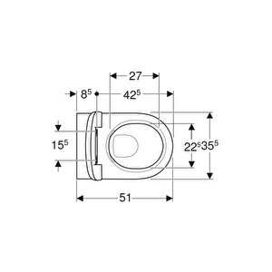 Smyle Round Rimfree Asma Klozet Ve Kapak Seti 503.084.00.1