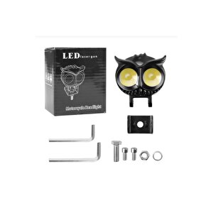 Baykuş Led Si̇s Fari Çakarli 4 Fonksi̇yon Çi̇ft Renk Sari-beyaz Moto-offroad-suv-i̇ş Maki̇nesi̇ 2 Adet
