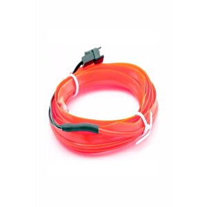 10 Adet Araç Içi Kırmızı Neon Ledi Ip Led Torpido Ledi 2 Metre Neon Led