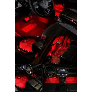 Çakmaklık Girişli Rgb Ayak Altı Led Sese Duyarlı Led Müziğe Duyarlı 12 Led
