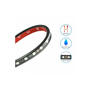 Çakmaklık Girişli Rgb Ayak Altı Led Sese Duyarlı Led Müziğe Duyarlı 12 Led