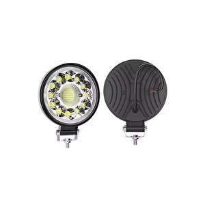 33led 12-24 Volt Yuvarlak Spot Far Oto Çalışma Lambası Atv Kamyon Tır Traktör Offroad