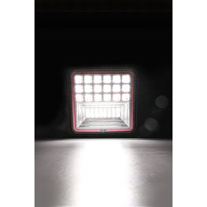 Off Road 12-24 Volt Kare Sis Farı Drl Kirmizi 4 Inç 126 W Oto Çalışma Lambası
