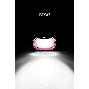 Motosiklet Modlu Lazer Led Sis Farı 2 Adet Çift Renk Beyaz Sarı Ultra Güçlü Sis Farı