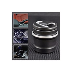 Oto Küllük Işıklı Bardaklık Uyumlu Kapaklı Bmw Tip Mini Çöp Kovası