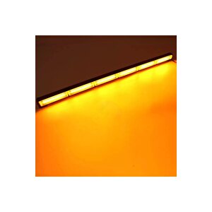Turuncu Tepe Çakar Bar Led 90cm 12-24v Off Road Çekici Traktör İkaz Lambası Çakar 17 Modlu