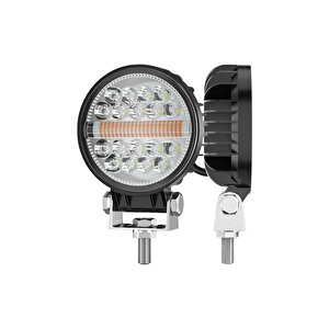 Off Road Drl Gündüz Led Yuvarlak Çalışma Lambası Traktör Tekne Tır Kamyon Atv Spot Sis Farı