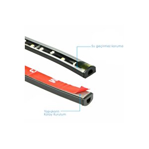 Usb Girişli Rgb Ayak Altı Led Sese Duyarlı Led Müziğe Duyarlı 12 Led