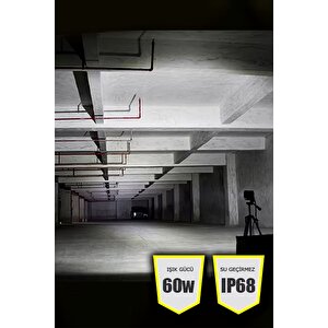 2 Adet 60watt Çalışma Lambası Kamyon Sis Farı Motosiklet Off-road Led Lamba