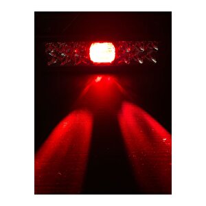 30 Cm Off Road Led Bar Kirmizi Pozi̇syon Lambali Tampon Tepe Panjur İçi̇ Kaput Çalişma - Premium Ürün