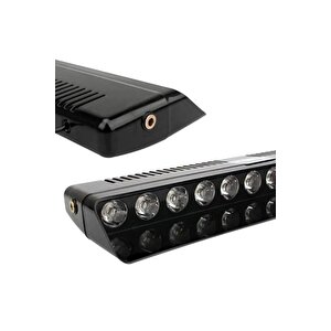 S12 Lamba Cam Içi Vantuzlu 12 Led Kırmızı Beyaz Mavi Çakmaklık Girişli 12 Mod