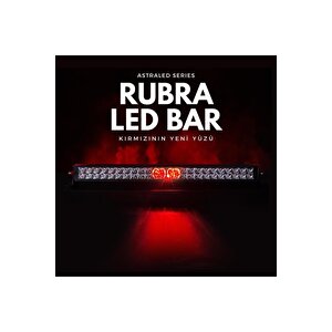 105 Cm Off Road Led Bar Kirmizi Pozi̇syon Lambali Tampon Tepe Panjur İçi̇ Kaput Çalişma - Premium Ürün