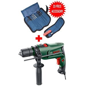 Bosch Darbeli Matkap 600 Watt + 23 Parça Matkap Ucu Vidalama Ucu Aksesuar Seti