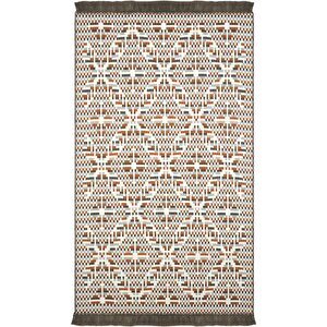 Lovely Turuncu Kilim Halı Çift Taraflı Makinede Yıkanabilir Banyo Mutfak Balkon Kilimi 80x150 cm