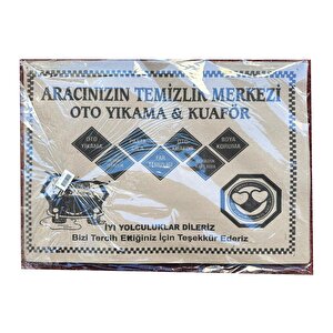 Baskılı Kraft Oto Araç Araba Paspas Kağıdı - 35x50 Cm. - 50 Adetlik 3 Paket