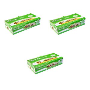 Handynorm Pide Dürüm Sandviç Tost Kılıfı - Dikdörtgen - 12,5 X 25 Cm. - 1000 Adetlik 3 Paket