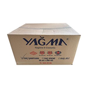 Mini Tek Kullanımlık Otel Kamp Seyehat Saç Şampuanı - 30cc / 30 Ml. - 390 Adet - Koli