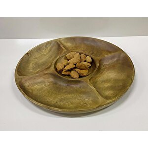 Akasya Sunumluk Çerezlik Bolmeli Tabak 33 Cm