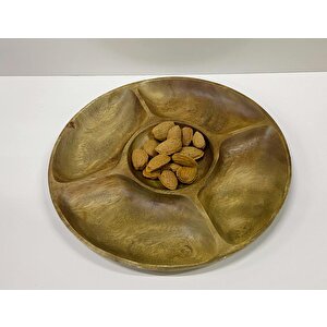 Akasya Sunumluk Çerezlik Bolmeli Tabak 33 Cm