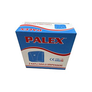 Z Katlama Dispenser Kağıt Havlu Dispenseri Aparatı - Şeffaf Mavi - Plastik - 27 Cm. - 1 Adet