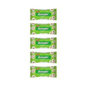 Freshmaker Islak Cep Mendil - Alkolsüz Ve Ph Dengelenmiş - Çiçeksi Kokular - 15 Adetlik 5 Paket