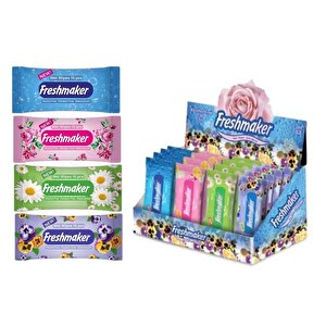 Freshmaker Islak Cep Mendil - Alkolsüz Ve Ph Dengelenmiş - Çiçeksi Kokular - 15 Adetlik 36 Paket