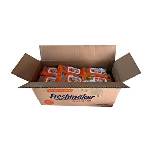 Freshmaker Islak Havlu Mendil - Alkolsüz - Ph Dengelenmiş - Çiçeksi Kokular - 90 Adetlik 24 Paket