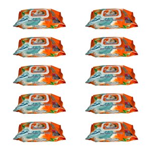 Freshmaker Islak Havlu Mendil - Alkolsüz - Ph Dengelenmiş - Çiçeksi Kokular - 90 Adetlik 10 Paket