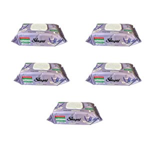 Extra Doğal Lavanta Özlü Islak Yüzey Temizlik Havlusu - 100'lü 5 Paket