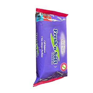 Fresh'n Soft Islak Cep Mendil - Alkolsüz Ve Ph Dengelenmiş - Çiçeksi Kokular - 15 Adetlik 36 Paket