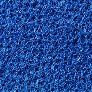 Kıvırcık Kapı Önü Dış Mekan Paspas / Kalınlık : 14 Mm. / En : 1.20 M. - Boy : 2 Metre / Mavi
