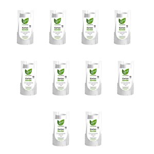 Roll-up Doğaya Dönüş Ekolojik Doğal Kağıt Karton Bardak - 7oz - 10'lu 10 Paket