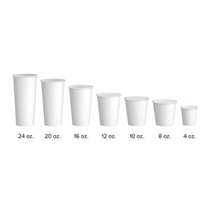 Dağyüce Kağıt Karton Bardak Tek Kullanımlık Çay Kahve Bardağı - 12 Oz - 50 Adetlik Paket