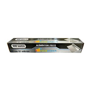Niceplast Alüminyum Folyo - 45 Cm. X 100 Metre - 12 Mikron - 1 Paket