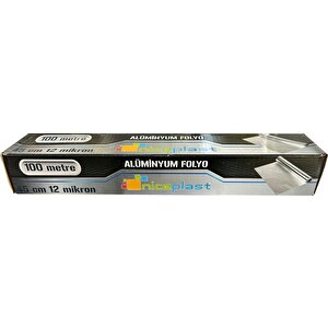 Niceplast Alüminyum Folyo - 45 Cm. X 100 Metre - 12 Mikron - 3 Paket