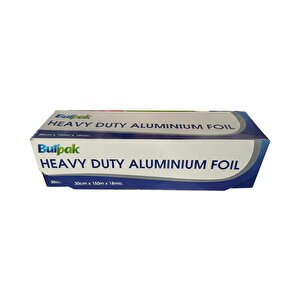 Burpak Heavy Duty Ağır Hizmet Tipi Alüminyum Folyo - 30 Cm. X 150 Metre - 18 Mikron - 5 Paket