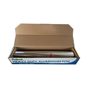 Burpak Heavy Duty Ağır Hizmet Tipi Alüminyum Folyo - 45 Cm. X 100 Metre - 18 Mikron - 1 Paket