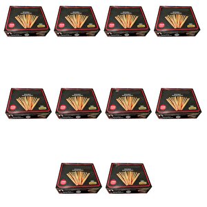 Tahta Ahşap Bambu Çay Kahve Karıştırıcı Çubuk Kaşık - 11 Cm. - 500 Adetlik 24 Paket - Koli