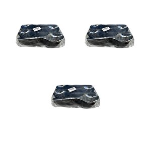 Plastik Siyah Kaşık - Parti Davet Piknik Çorba Yemek Kaşığı - 18 Cm. - 100'lü 3 Paket