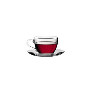 Paşabahçe 97948 Basic Cam Çay Fincanı - Çay Fincanı Seti 12 Parça