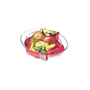 159033 2 Li Oval Borcam Seti - Borcam Fırın Tepsisi