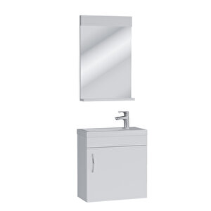 Zerde 45 Cm Banyo Dolabı Beyaz