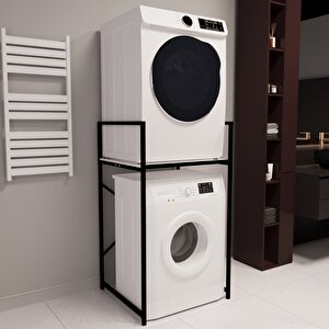 Banyo Rafı Çamaşır Ve Kurutma Makinesi Dolabı Beyaz 1624