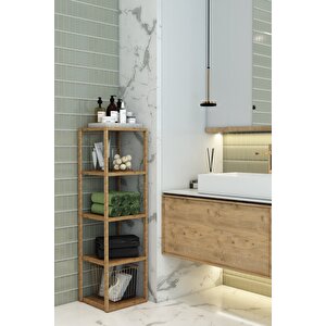 Jest Dekor Konsept Aden 5 Katli Banyo Rafi (atlanti̇k Çam)
