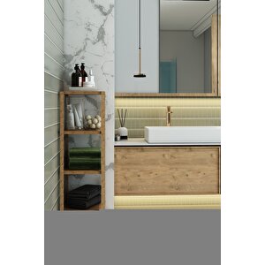 Jest Dekor Konsept Aden 5 Katli Banyo Rafi (atlanti̇k Çam)