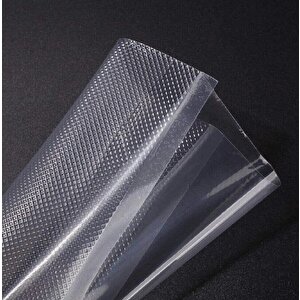 25*34 Cm. Tırtıklı Gofrajlı Vakum Makine Torbası 10 Adet