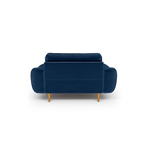 Klem Loveseat Ahşap Ayak - Kadife