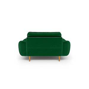 Klem Loveseat Ahşap Ayak - Kadife