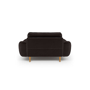 Klem Loveseat Ahşap Ayak - Kadife