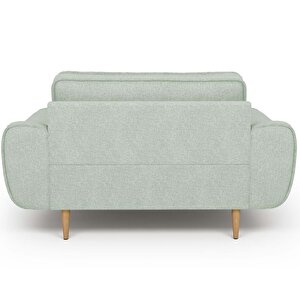 Klem Loveseat Ahşap Ayak - Keten